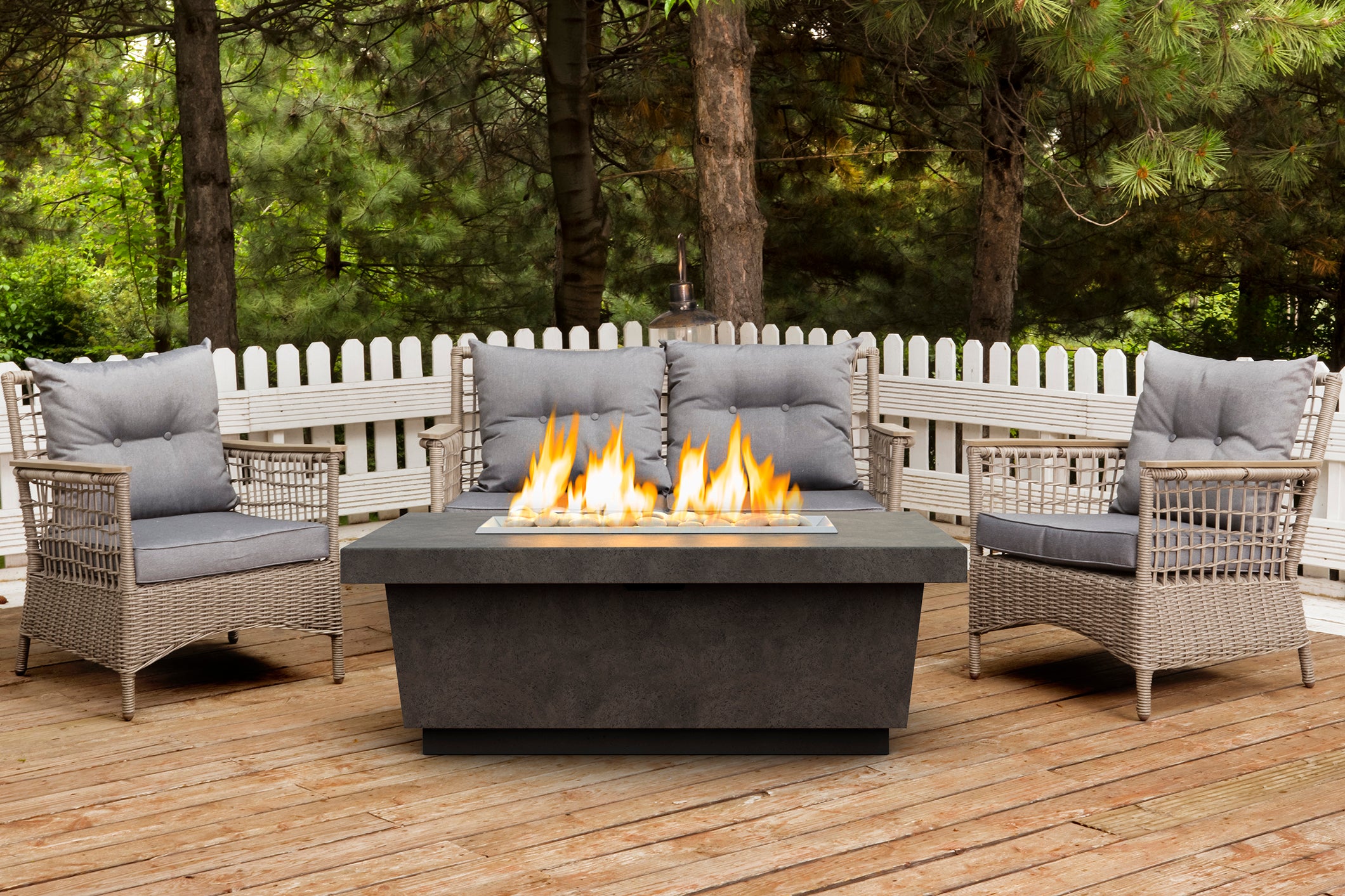 American Fyre Designs Contempo LP Select 52" Chat Height Fire Table