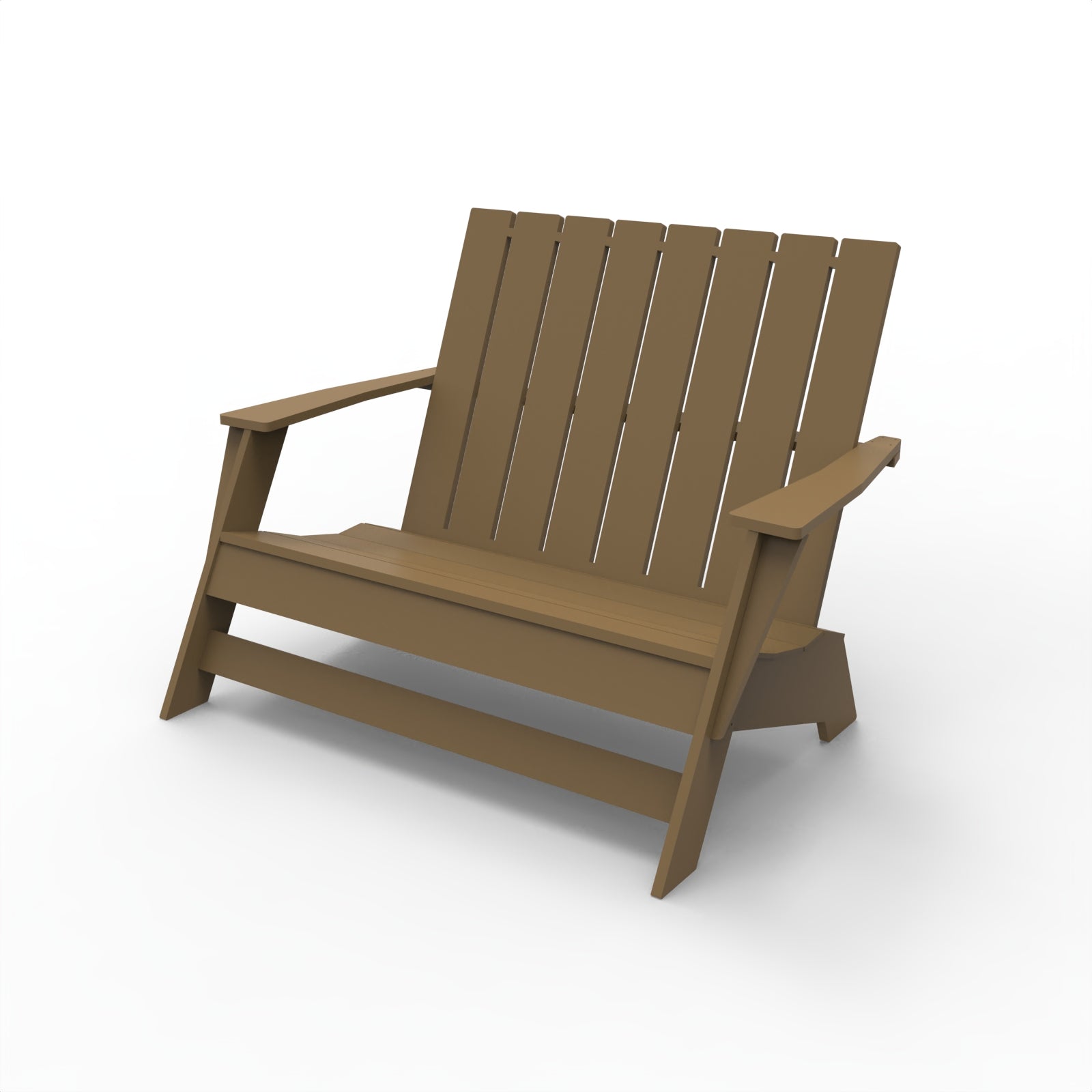 Beaver Springs Modern Adirondack Bench
