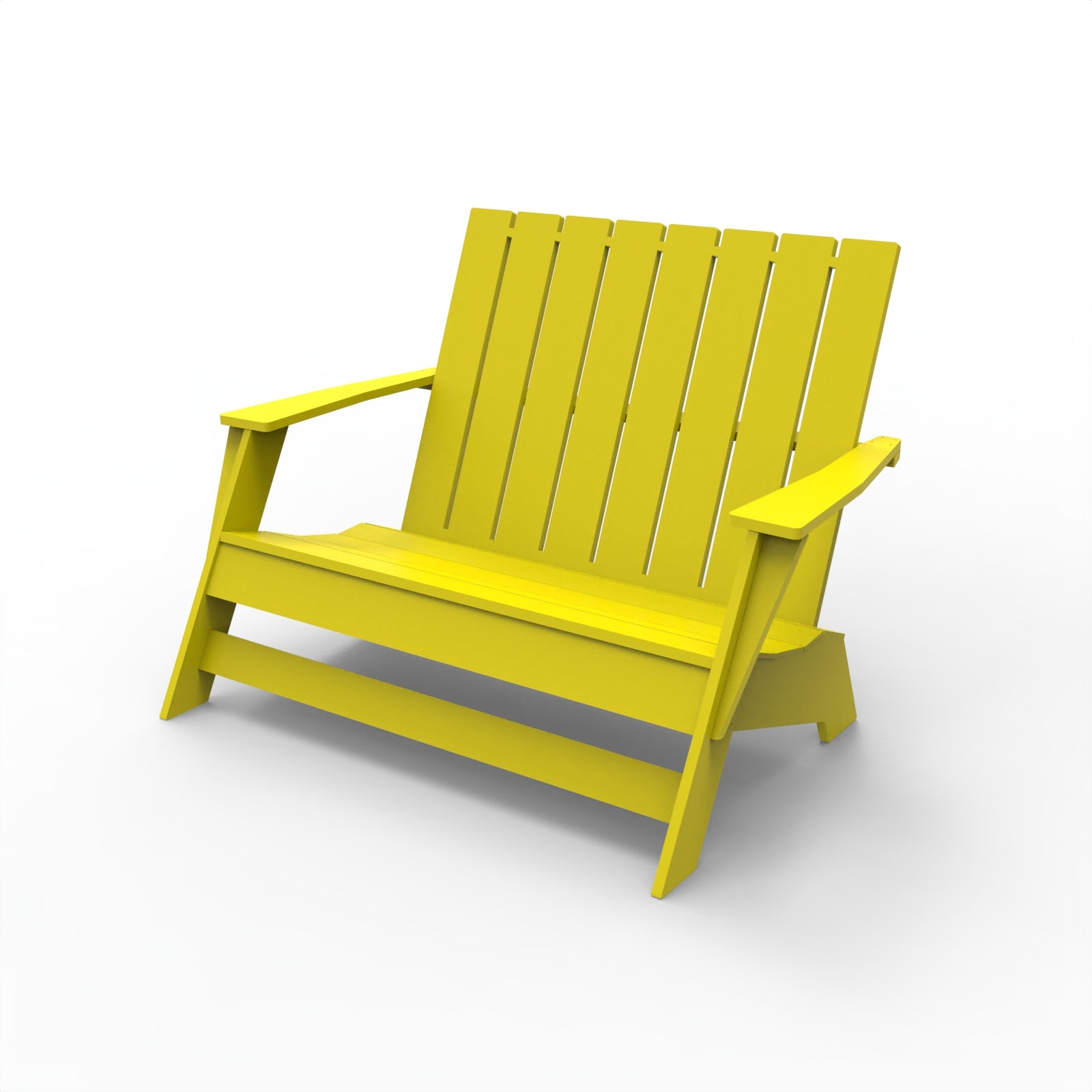 Beaver Springs Modern Adirondack Bench