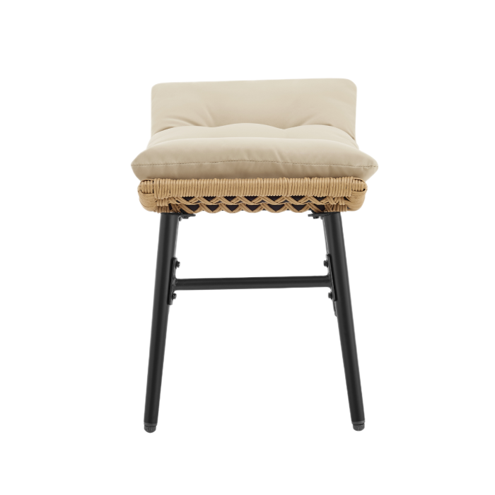 Manhattan Comfort Benson 3-Piece Outdoor Lounge Chair Set