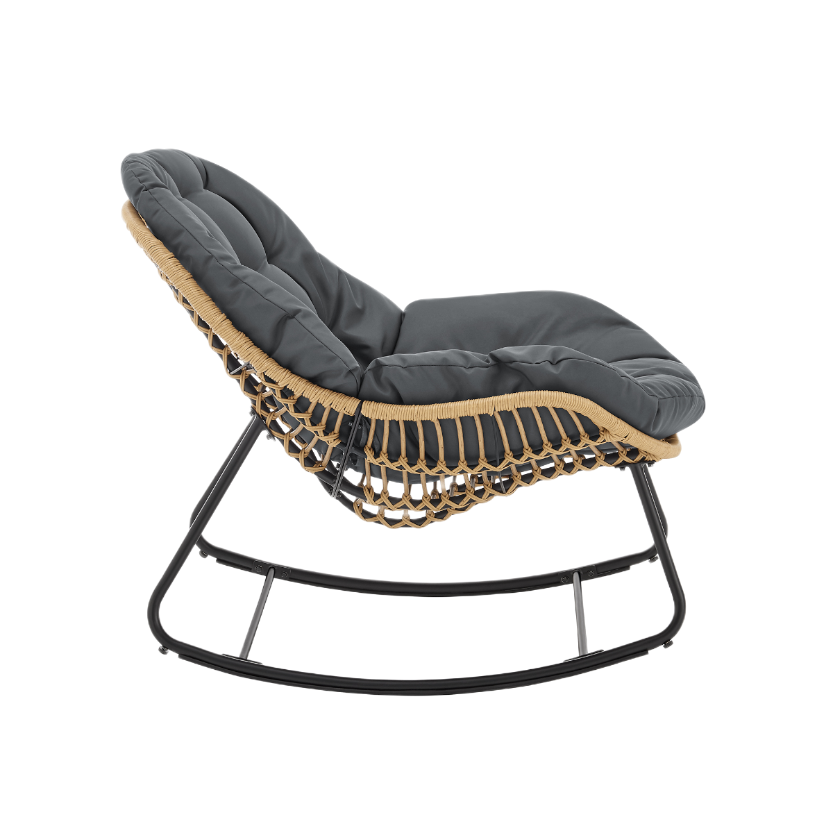 Manhattan Comfort Benson 3-Piece Outdoor Lounge Chair Set