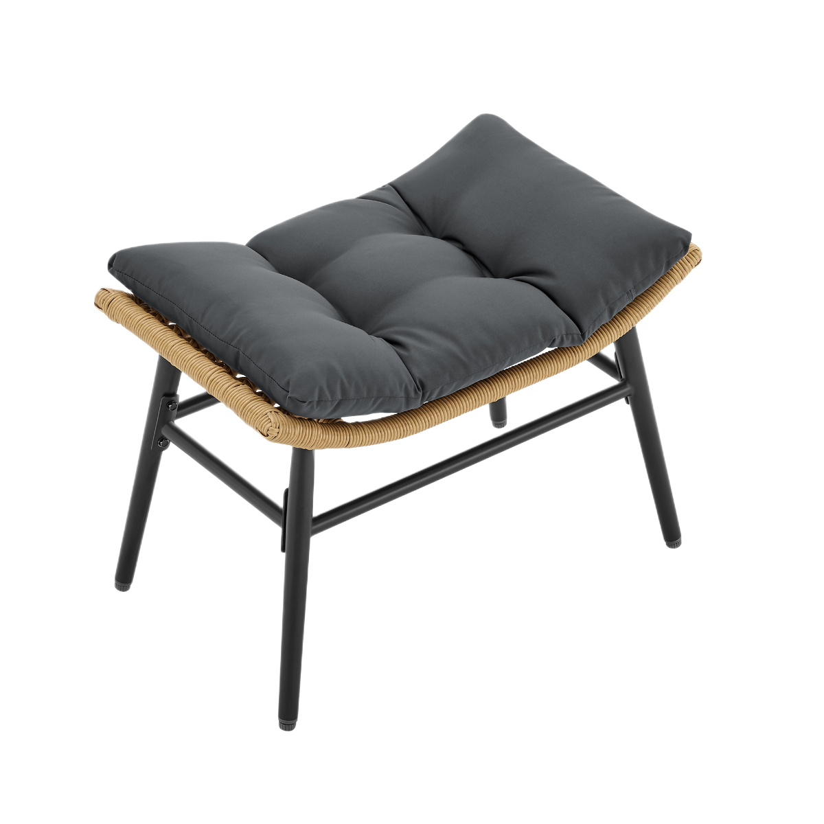 Manhattan Comfort Benson 3-Piece Outdoor Lounge Chair Set