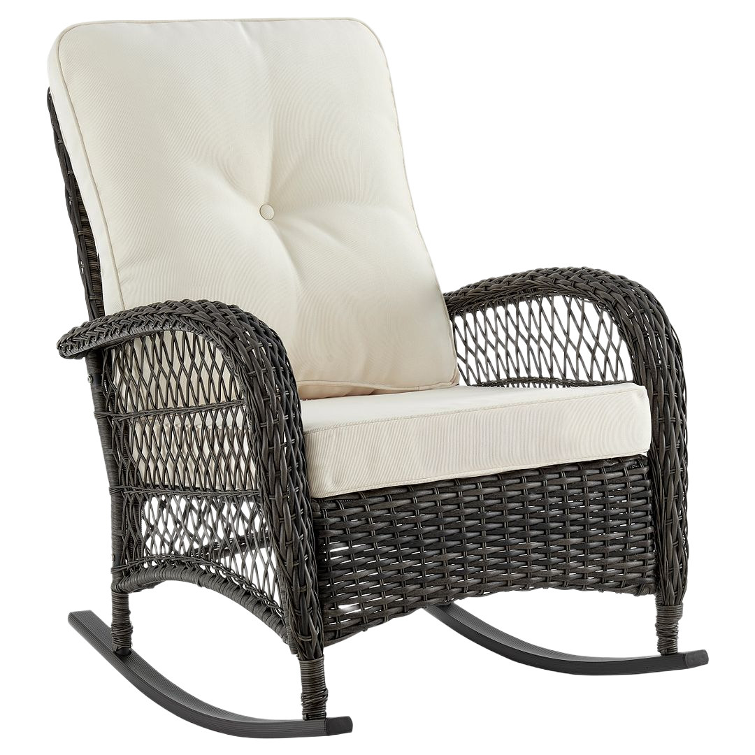 Manhattan Comfort Fruttuo Upholstered Rocking Chair