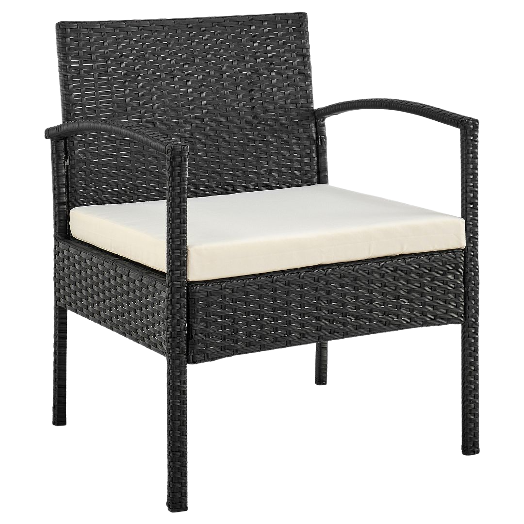 Manhattan Comfort Noli 3-Piece Outdoor Conversation Set