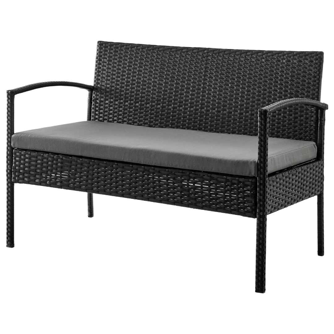 Manhattan Comfort Noli 4-Piece Outdoor Conversation Set