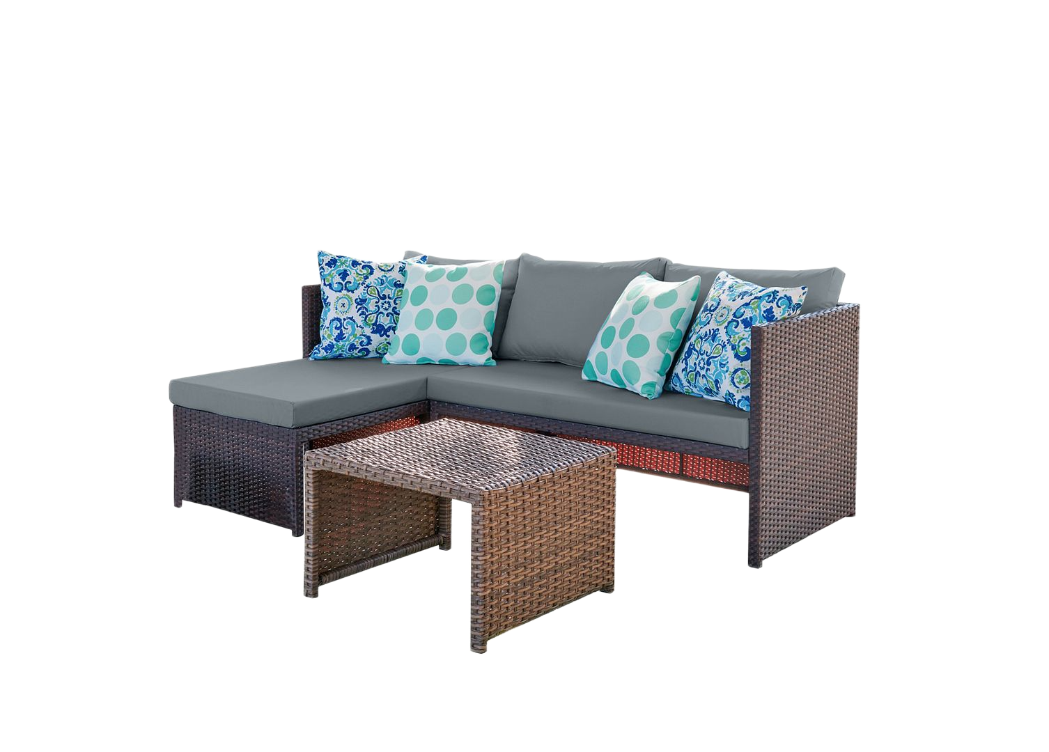 Manhattan Comfort Menton 3-Piece Sectional Set
