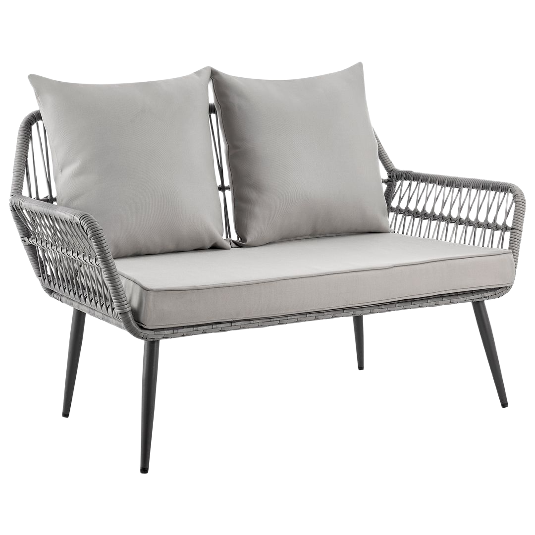 Manhattan Comfort Portofino 4-Piece Outdoor Conversation Set