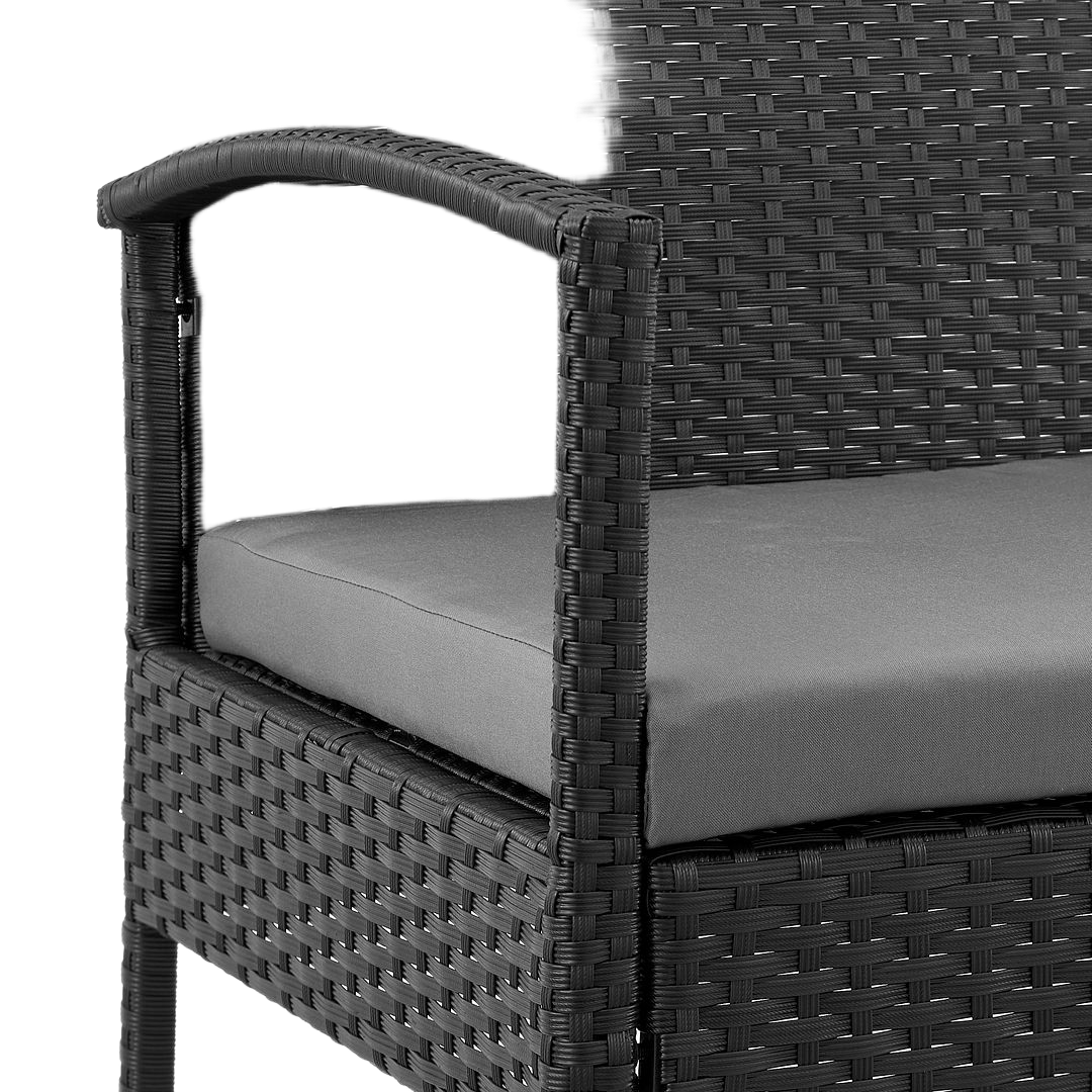 Manhattan Comfort Noli 3-Piece Outdoor Conversation Set
