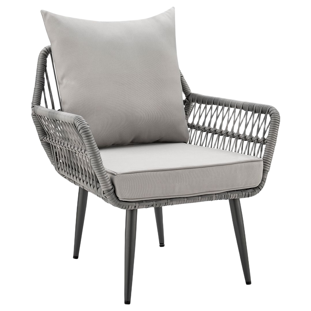 Manhattan Comfort Cannes 3-Piece Outdoor Conversation Set