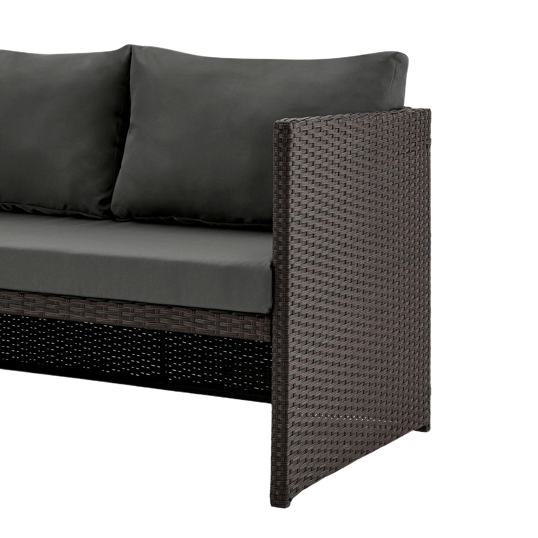 Manhattan Comfort Menton 3-Piece Outdoor Sectional Set