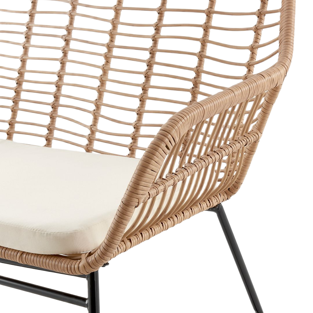 Manhattan Comfort Antibes 4-Piece Outdoor Conversation Set