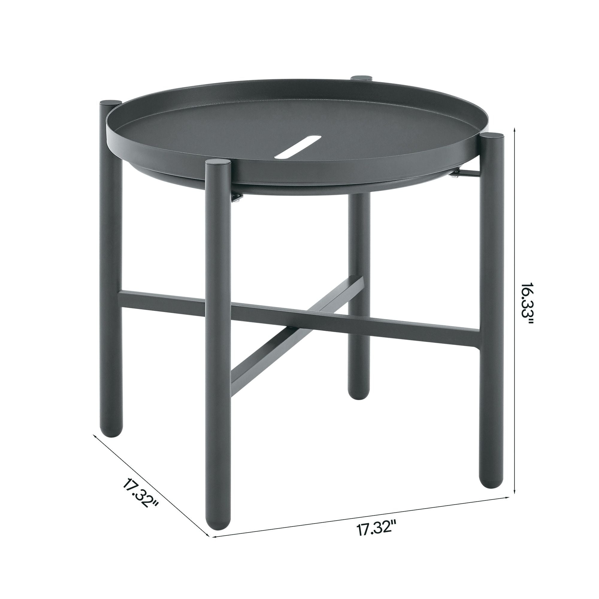 Manhattan Comfort Sunset 3-Piece Outdoor Conversation Set