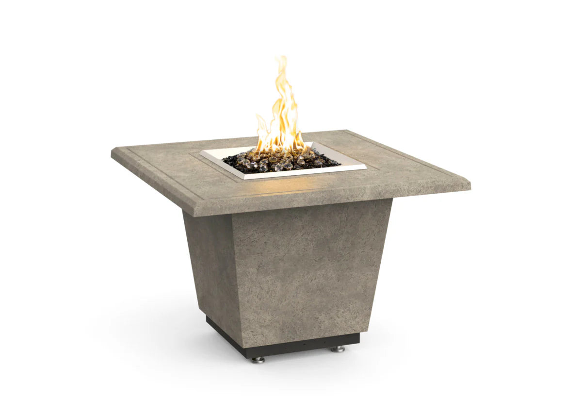 American Fyre Designs Cosmopolitan Square 60" Dining Height Fire Table