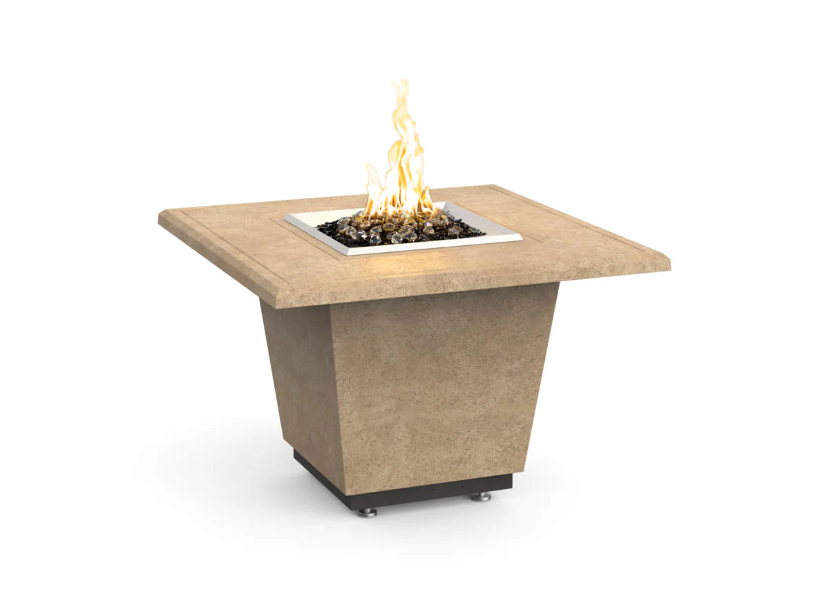 American Fyre Designs Cosmopolitan Square 60" Dining Height Fire Table