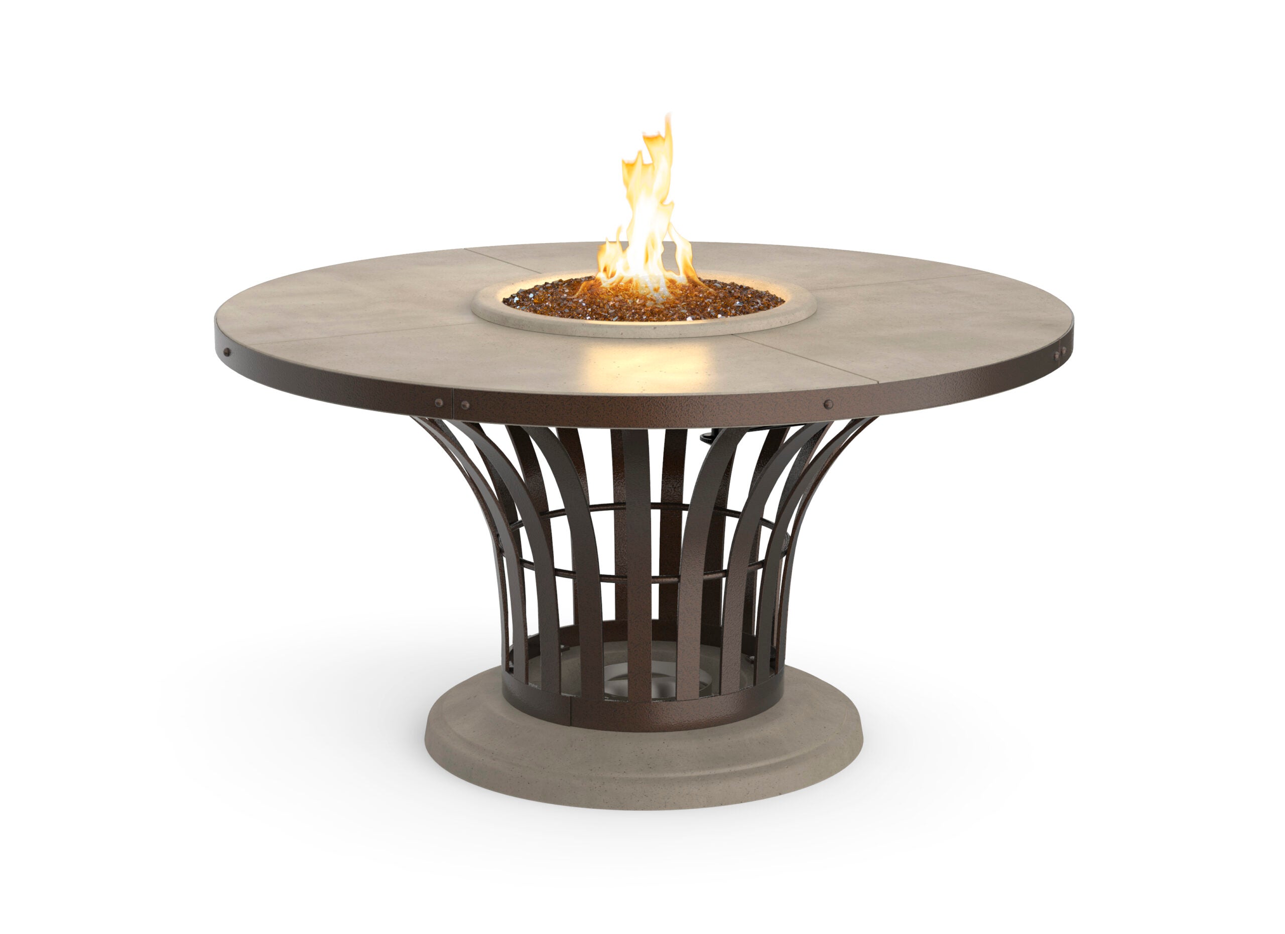 American Fyre Designs Fiesta 54" Dining Height Fire Table