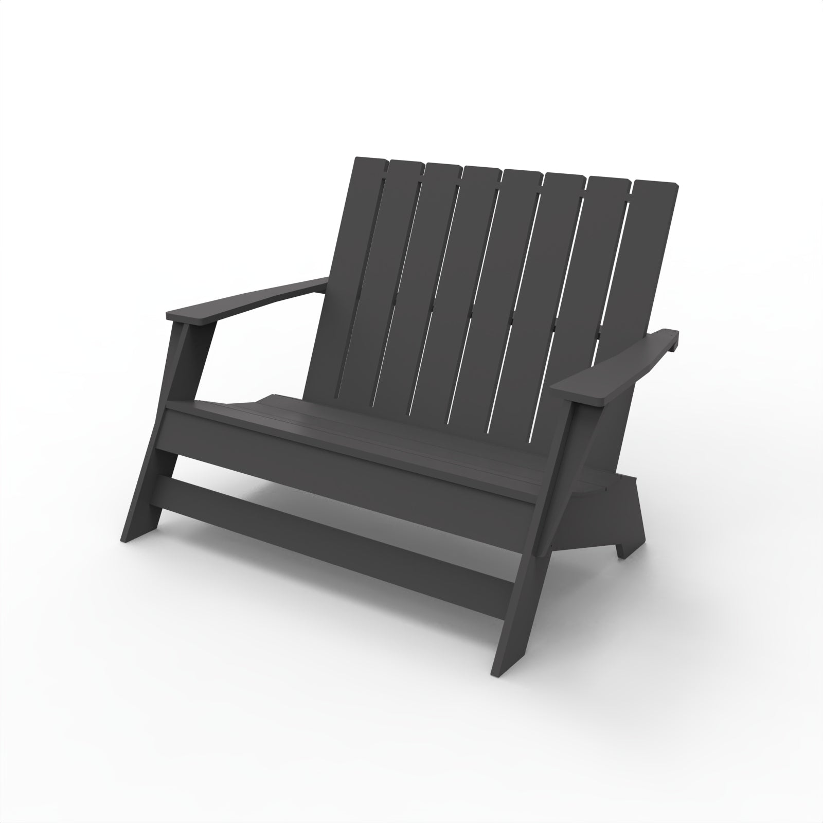 Beaver Springs Modern Adirondack Bench
