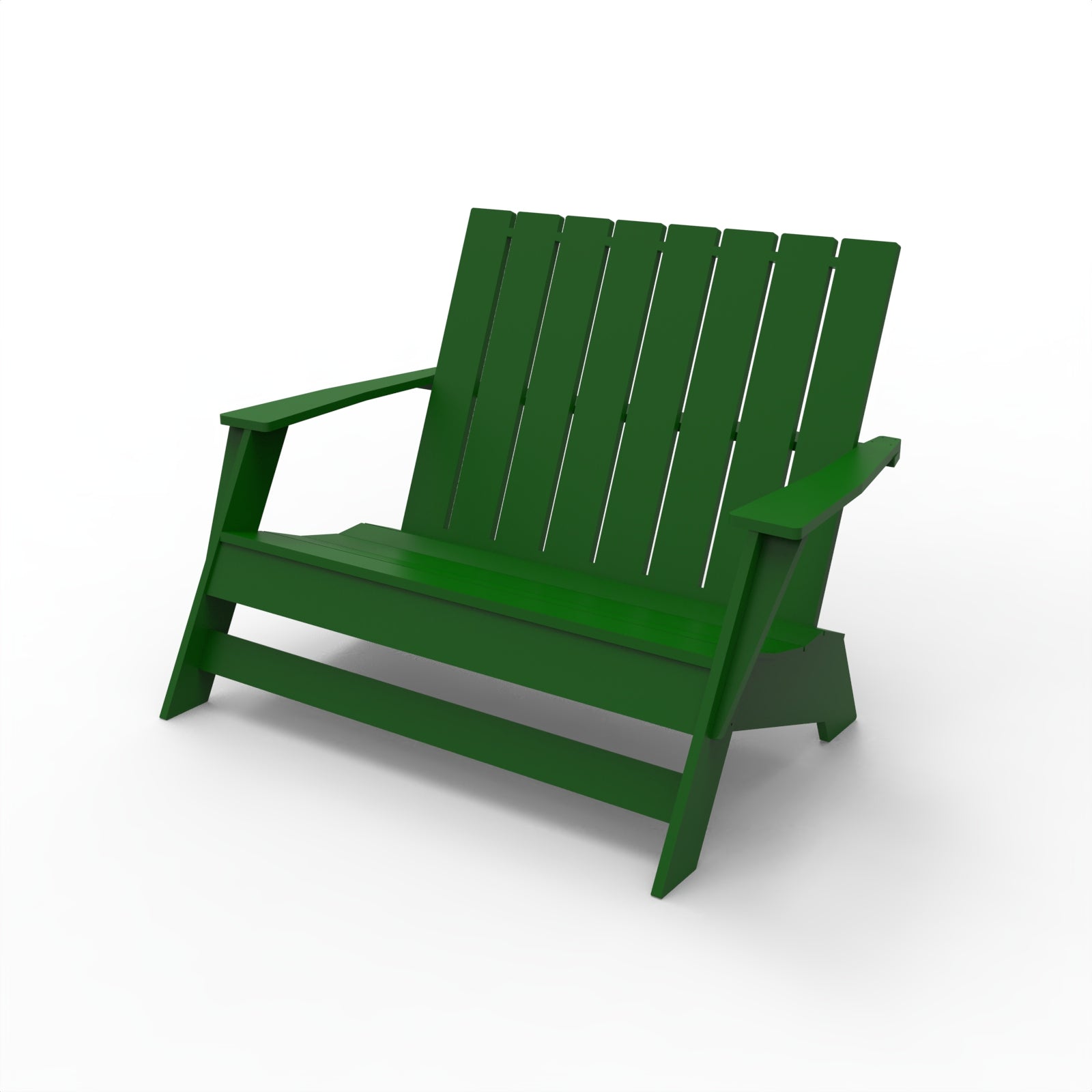 Beaver Springs Modern Adirondack Bench