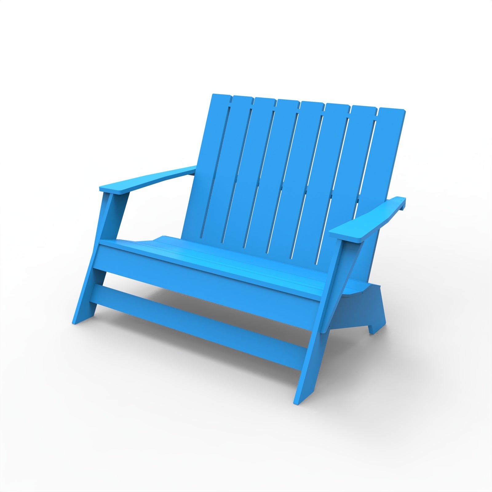 Beaver Springs Modern Adirondack Bench