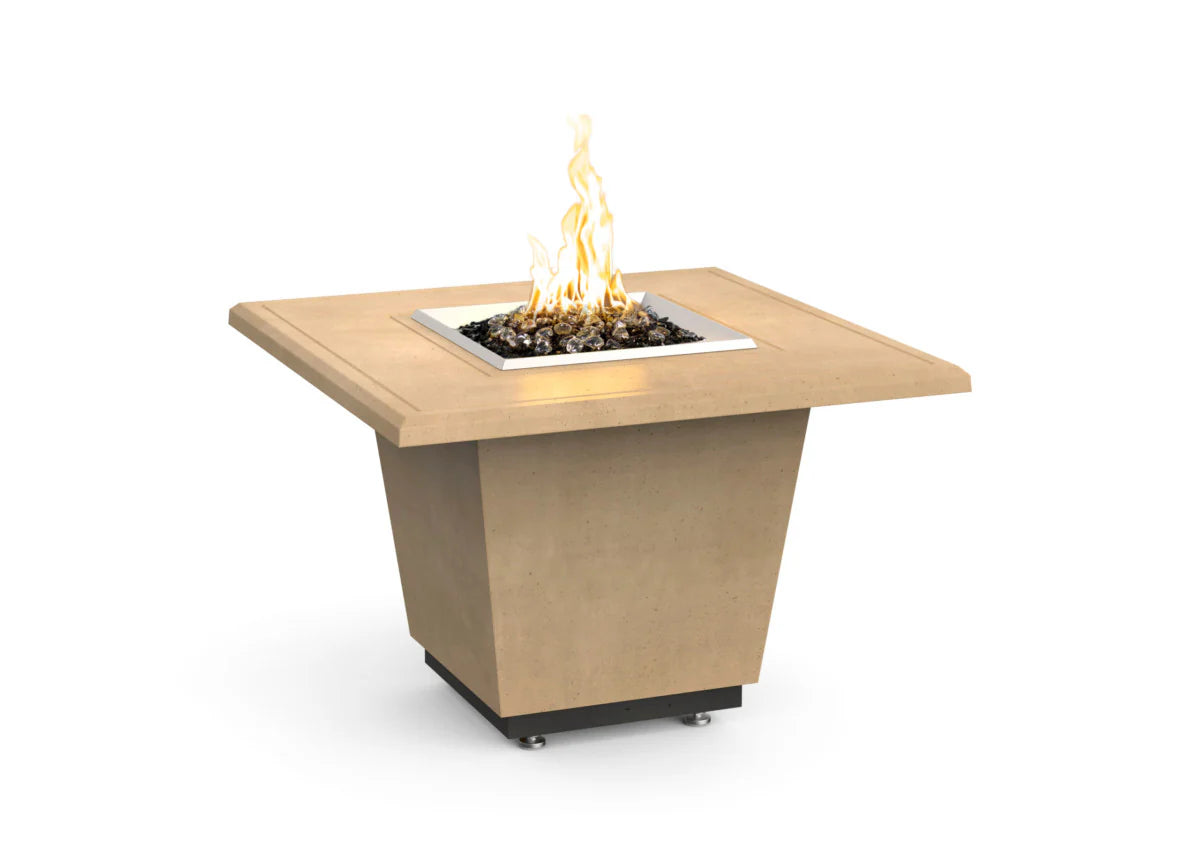 American Fyre Designs Cosmopolitan Square 60" Dining Height Fire Table