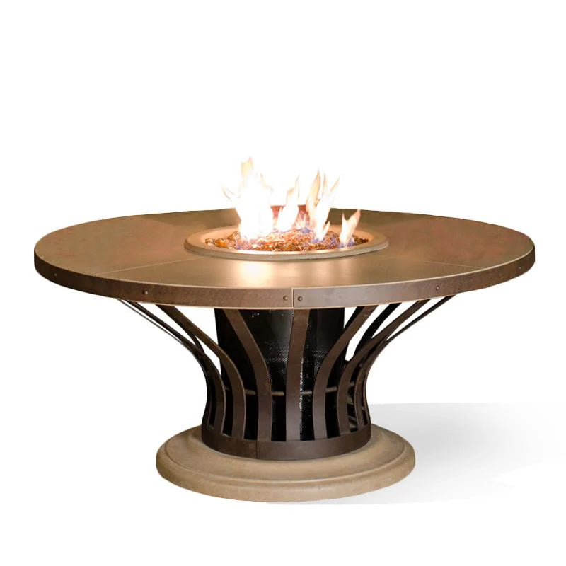 American Fyre Designs Fiesta 54" Dining Height Fire Table
