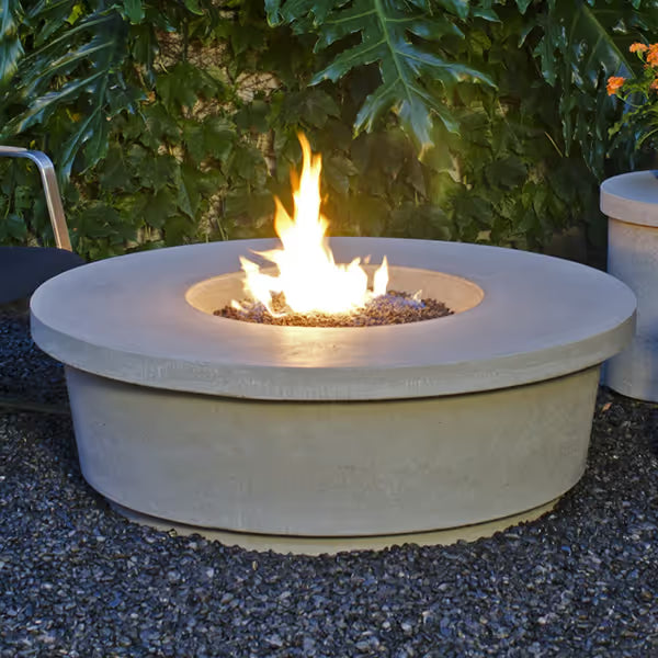 American Fyre Designs Contempo 47" Round Chat Height Fire Table
