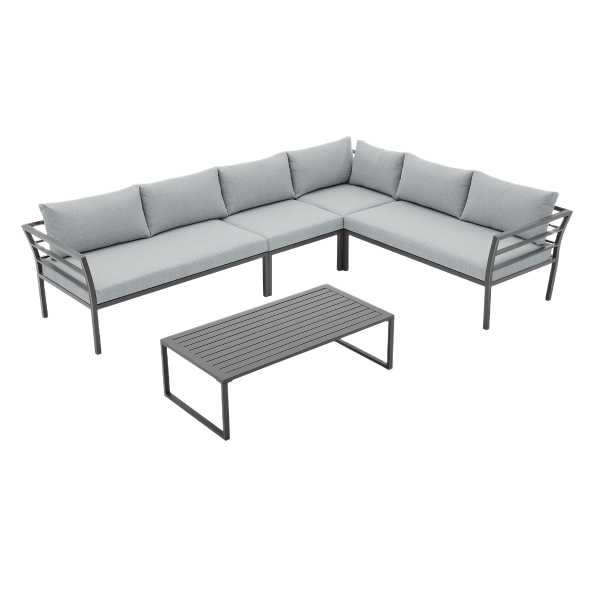 Manhattan Comfort Sunnyside 5-Piece Conversation Set