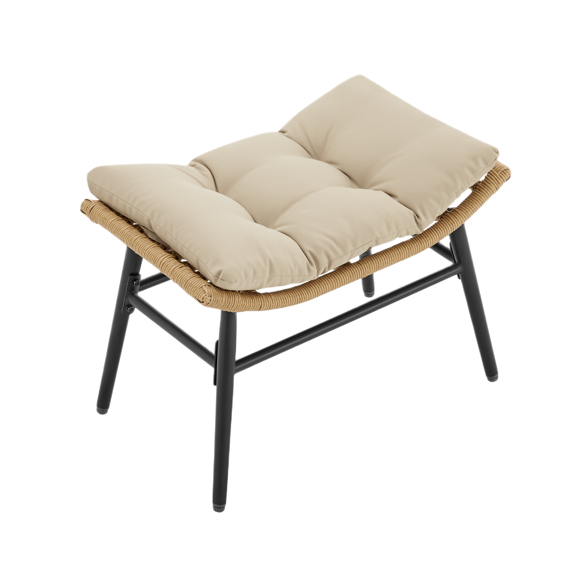 Manhattan Comfort Benson 3-Piece Outdoor Lounge Chair Set