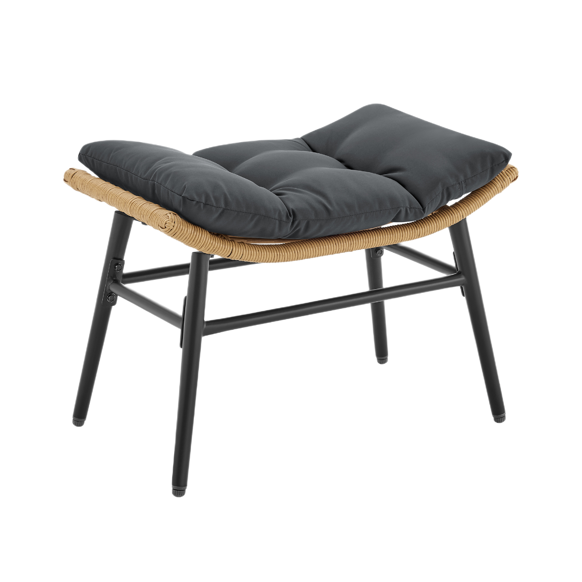 Manhattan Comfort Benson 3-Piece Outdoor Lounge Chair Set