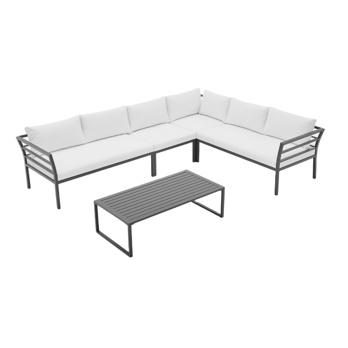 Manhattan Comfort Sunnyside 5-Piece Conversation Set