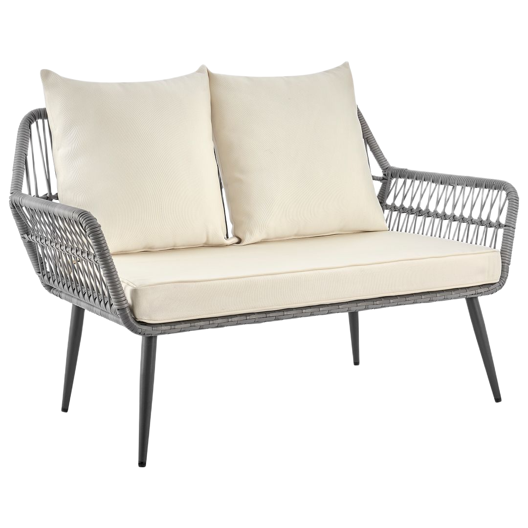 Manhattan Comfort Portofino 4-Piece Outdoor Conversation Set