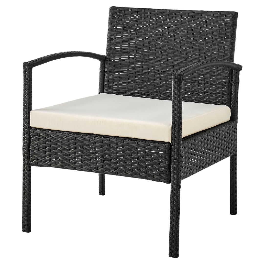 Manhattan Comfort Noli 3-Piece Outdoor Conversation Set