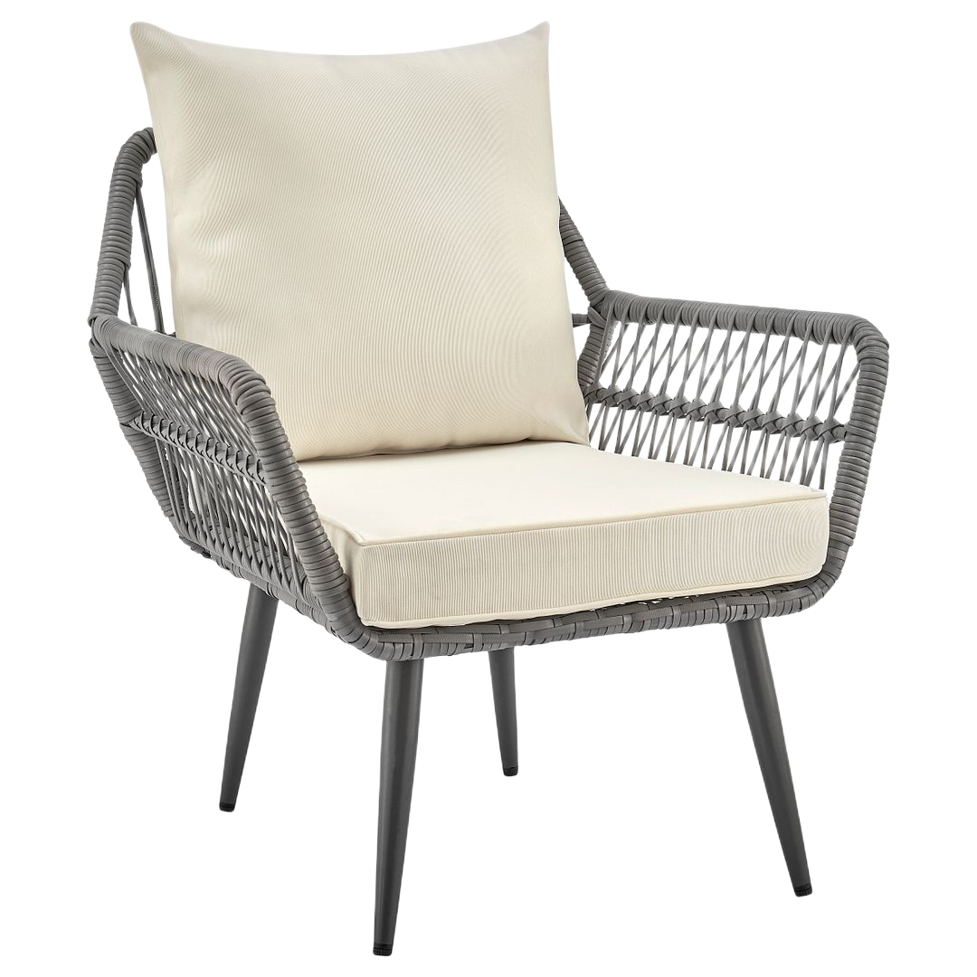 Manhattan Comfort Cannes 3-Piece Outdoor Conversation Set