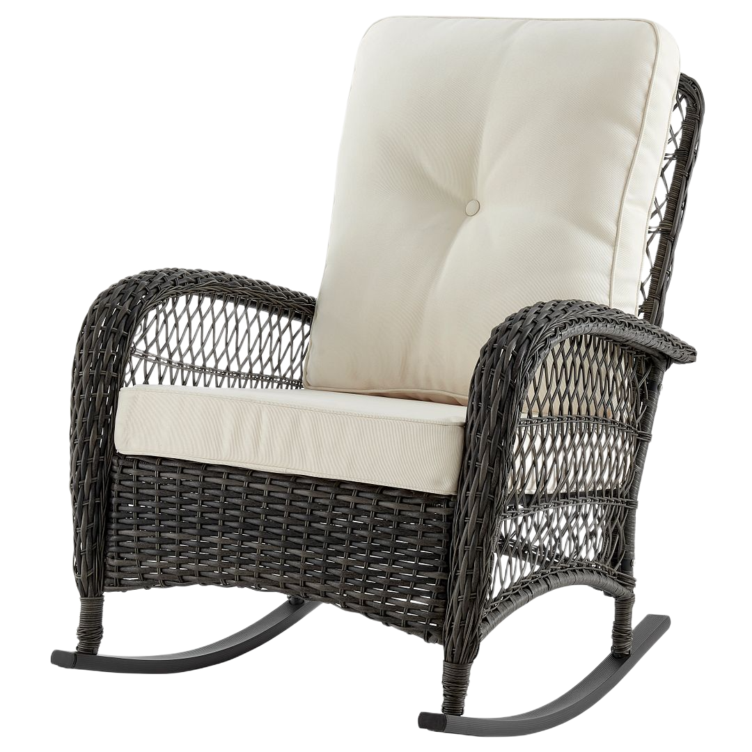 Manhattan Comfort Fruttuo Upholstered Rocking Chair