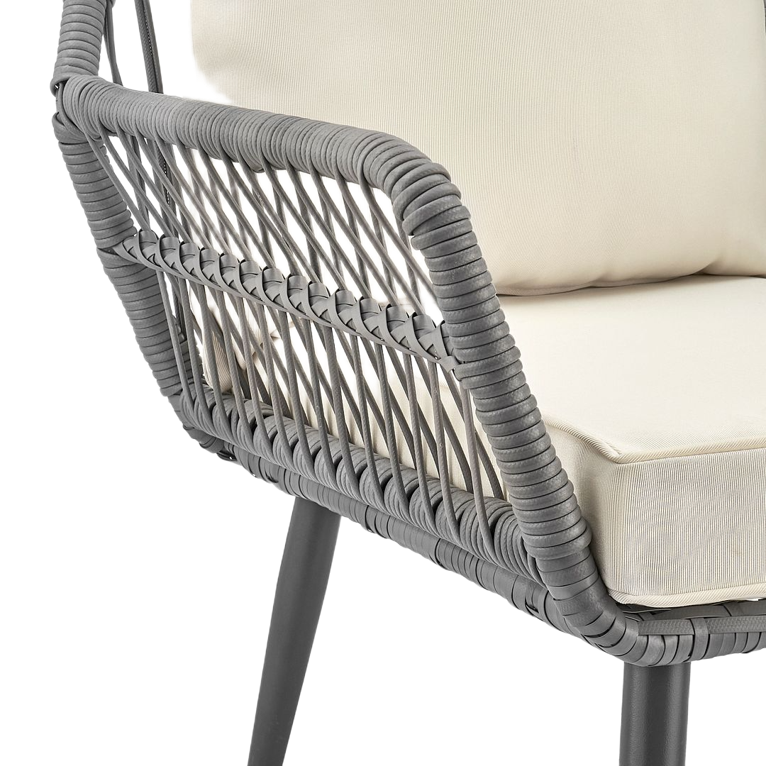Manhattan Comfort Portofino 4-Piece Outdoor Conversation Set