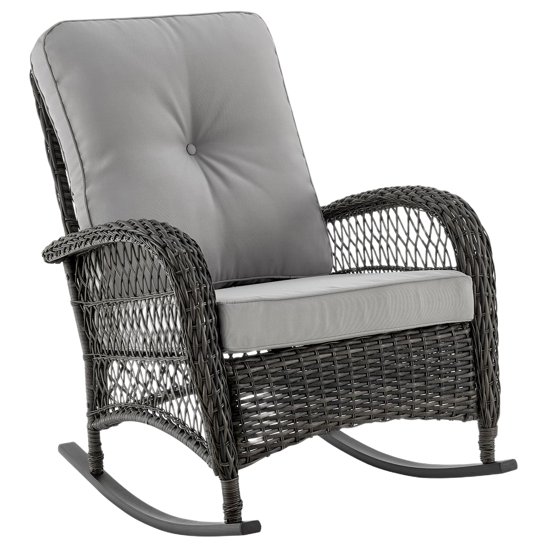 Manhattan Comfort Fruttuo Upholstered Rocking Chair