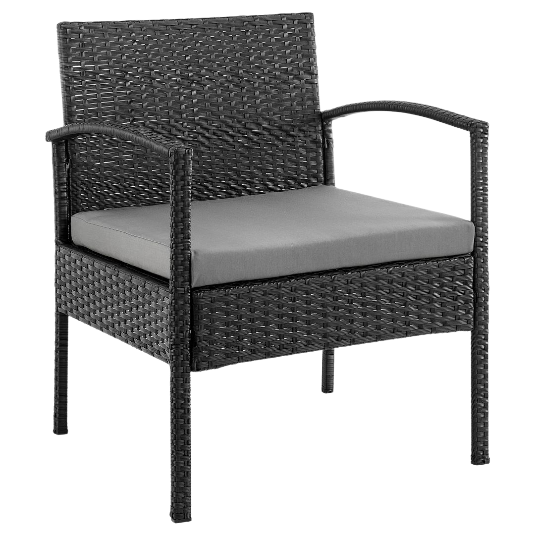 Manhattan Comfort Noli 3-Piece Outdoor Conversation Set