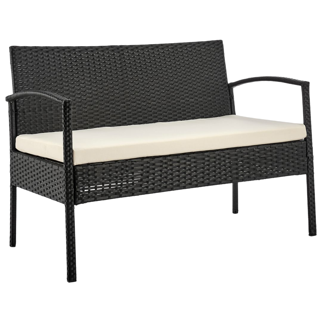 Manhattan Comfort Noli 4-Piece Outdoor Conversation Set