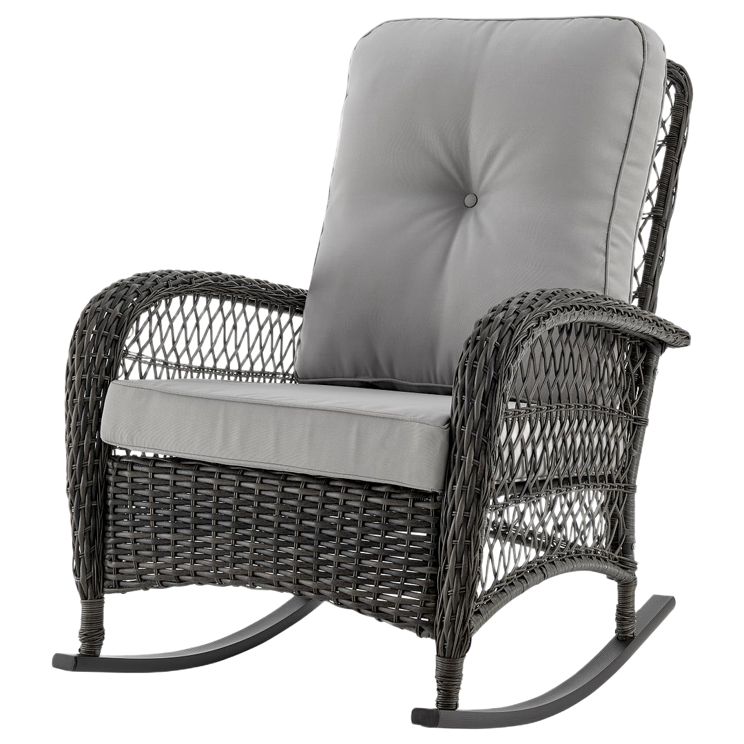 Manhattan Comfort Fruttuo Upholstered Rocking Chair