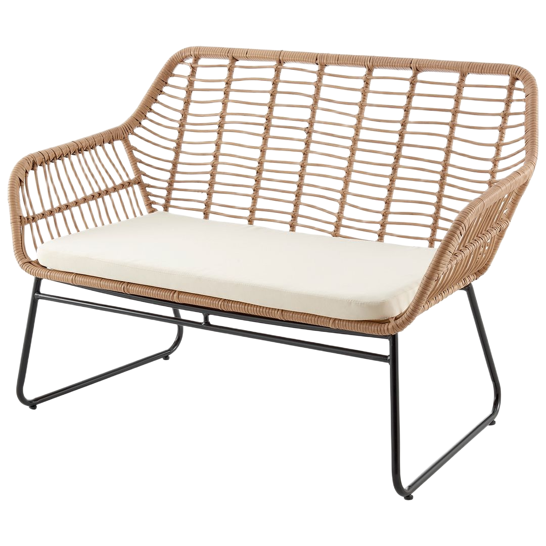 Manhattan Comfort Antibes 4-Piece Outdoor Conversation Set