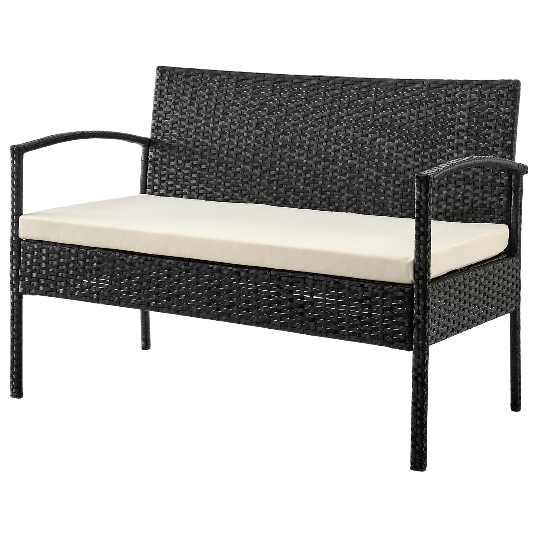 Manhattan Comfort Noli 4-Piece Outdoor Conversation Set