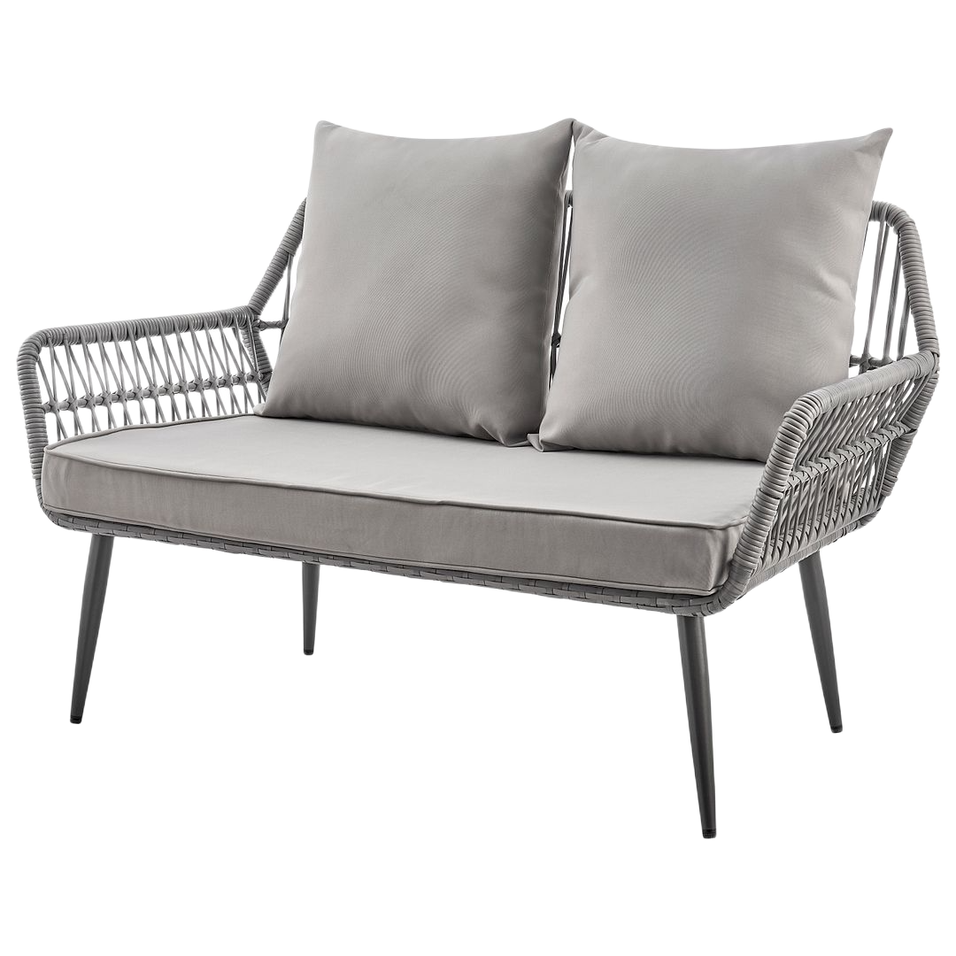 Manhattan Comfort Portofino 4-Piece Outdoor Conversation Set