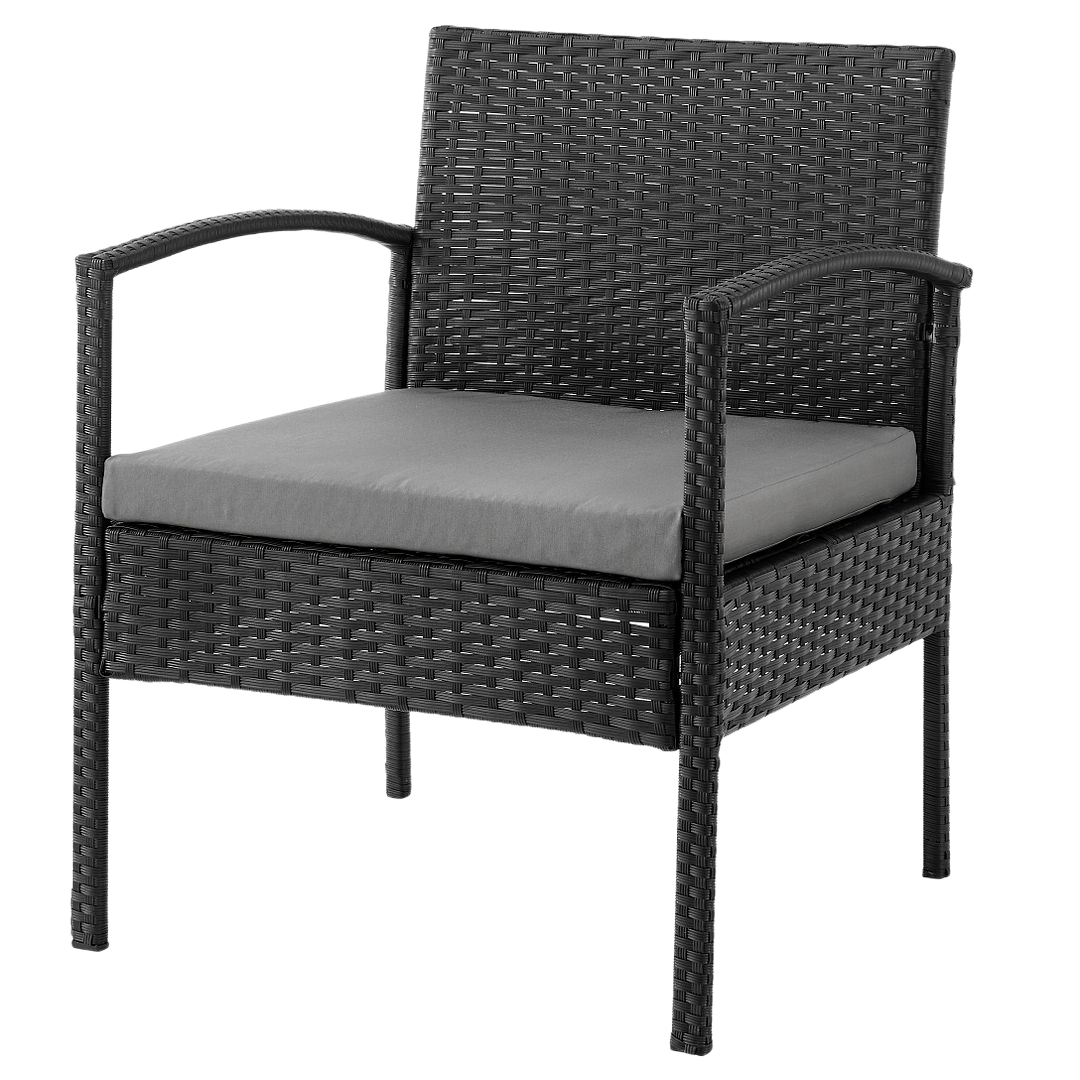 Manhattan Comfort Noli 3-Piece Outdoor Conversation Set