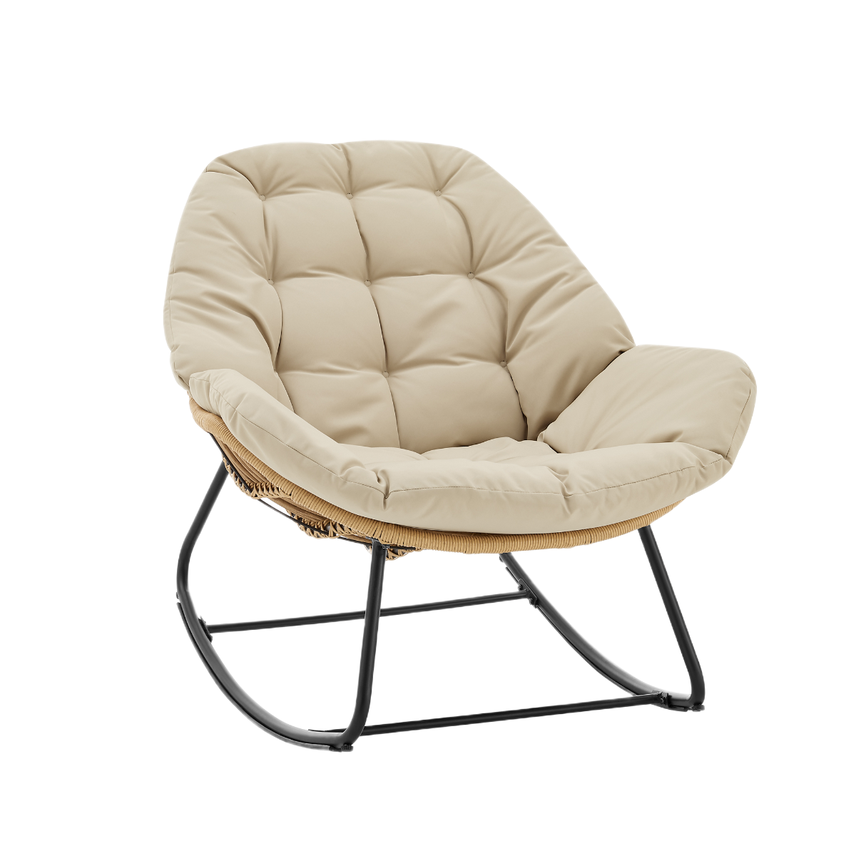 Manhattan Comfort Benson 3-Piece Outdoor Lounge Chair Set