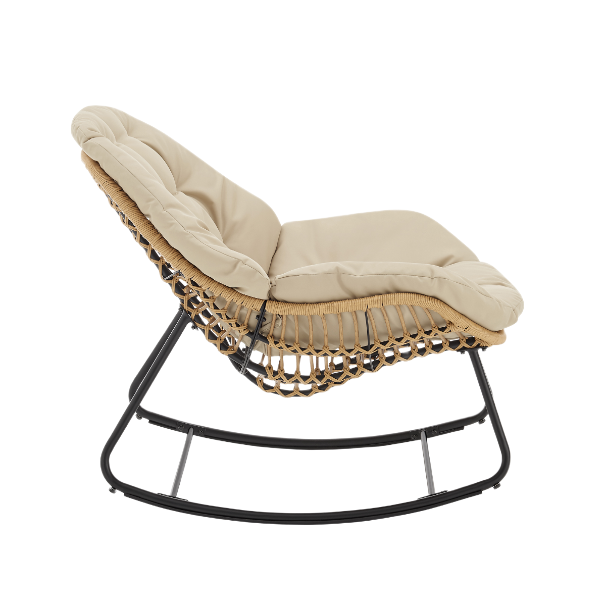 Manhattan Comfort Benson 3-Piece Outdoor Lounge Chair Set