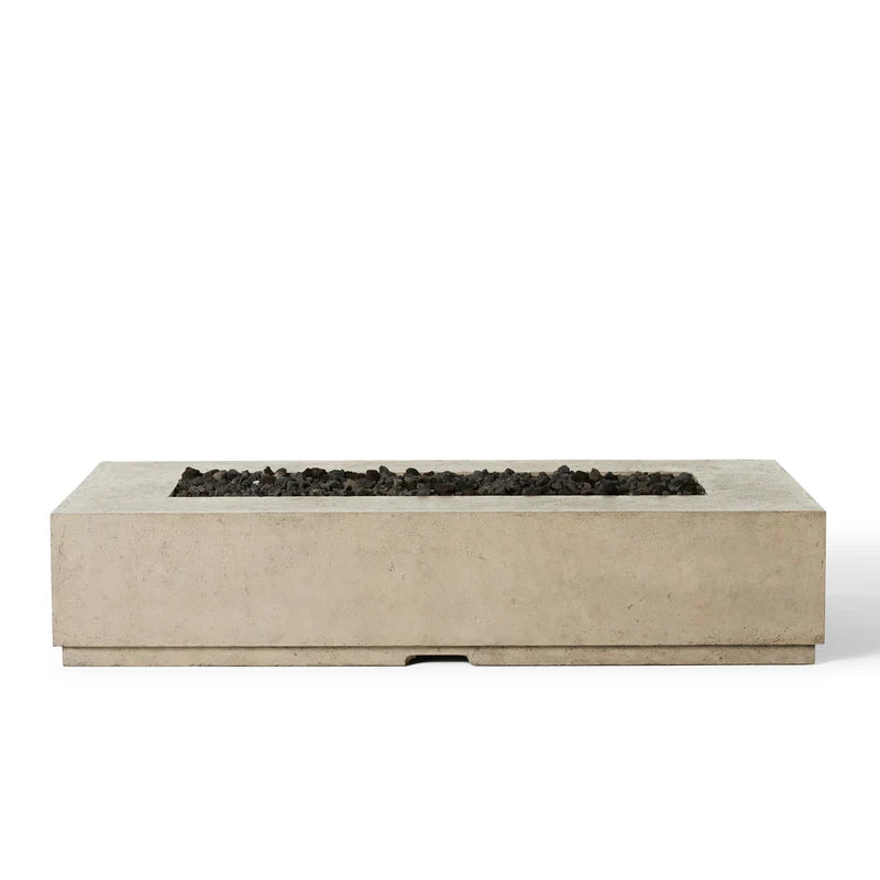 American Fyre Designs Legend Long LP Select 72" Rectangle Chat Height Fire Table