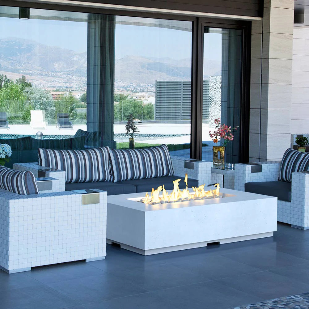 American Fyre Designs Legend LP Select 60" Rectangle Chat Height Fire Table
