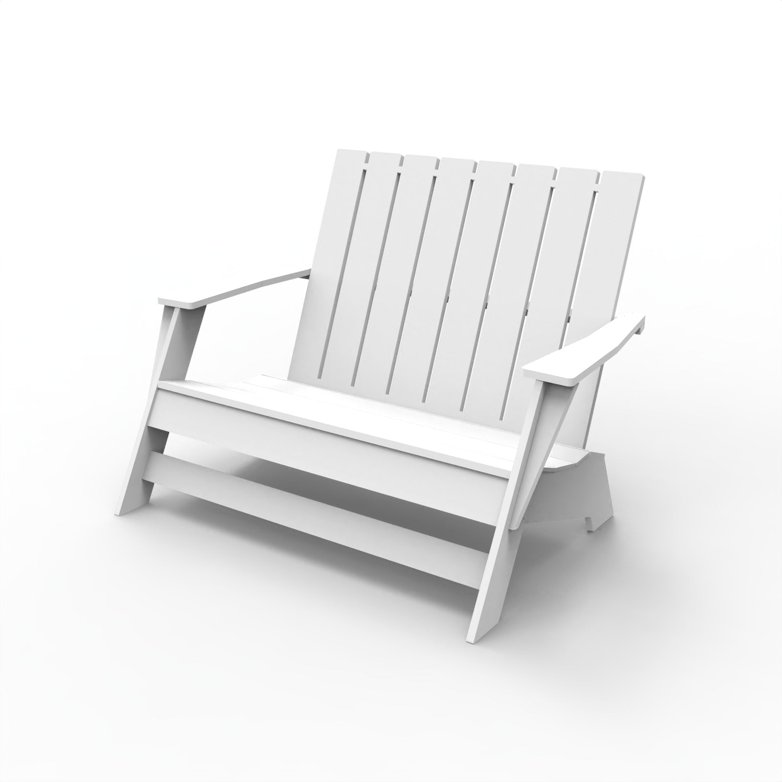 Beaver Springs Modern Adirondack Bench